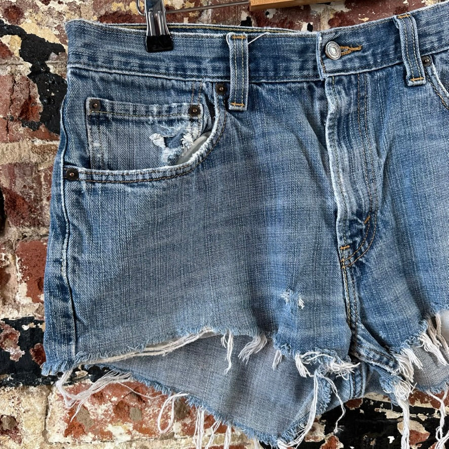 Levi's Cut off Jean Shorts Womens 33