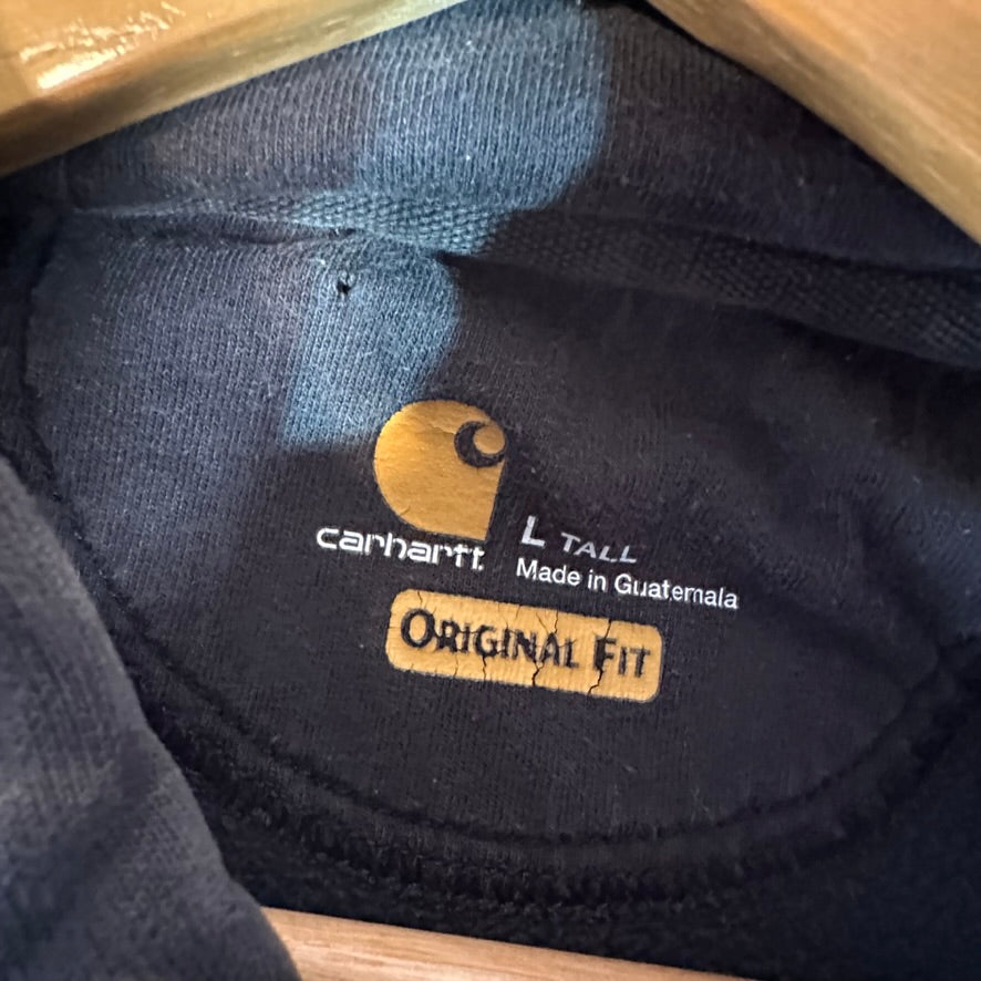 Carhartt Men's Large Tall Black Hoodie