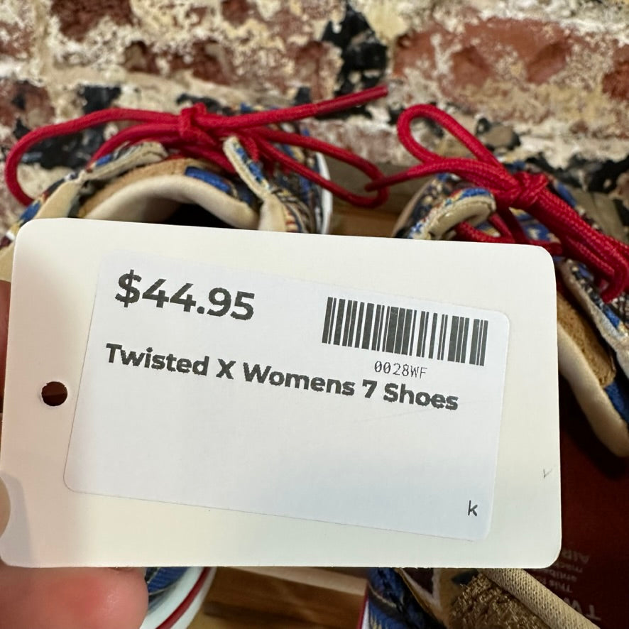 Twisted X Womens 7 Aztec Shoes