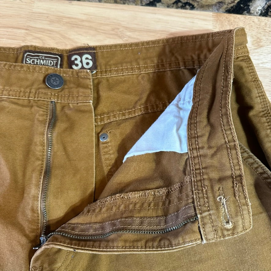Schmidt Brown Cargo Shorts Mens 36
