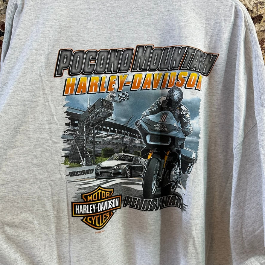 Harley Davidson Men's 5XL Short Sleeve Gray T-Shirt NEW