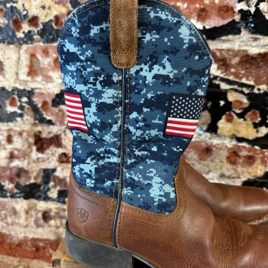 Ariat Youth Boys 1 Brown Western Boots