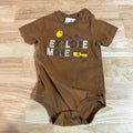 Carhartt Short Sleeve Brown Bodysuit one piece Cotton Boys 24M Explore More