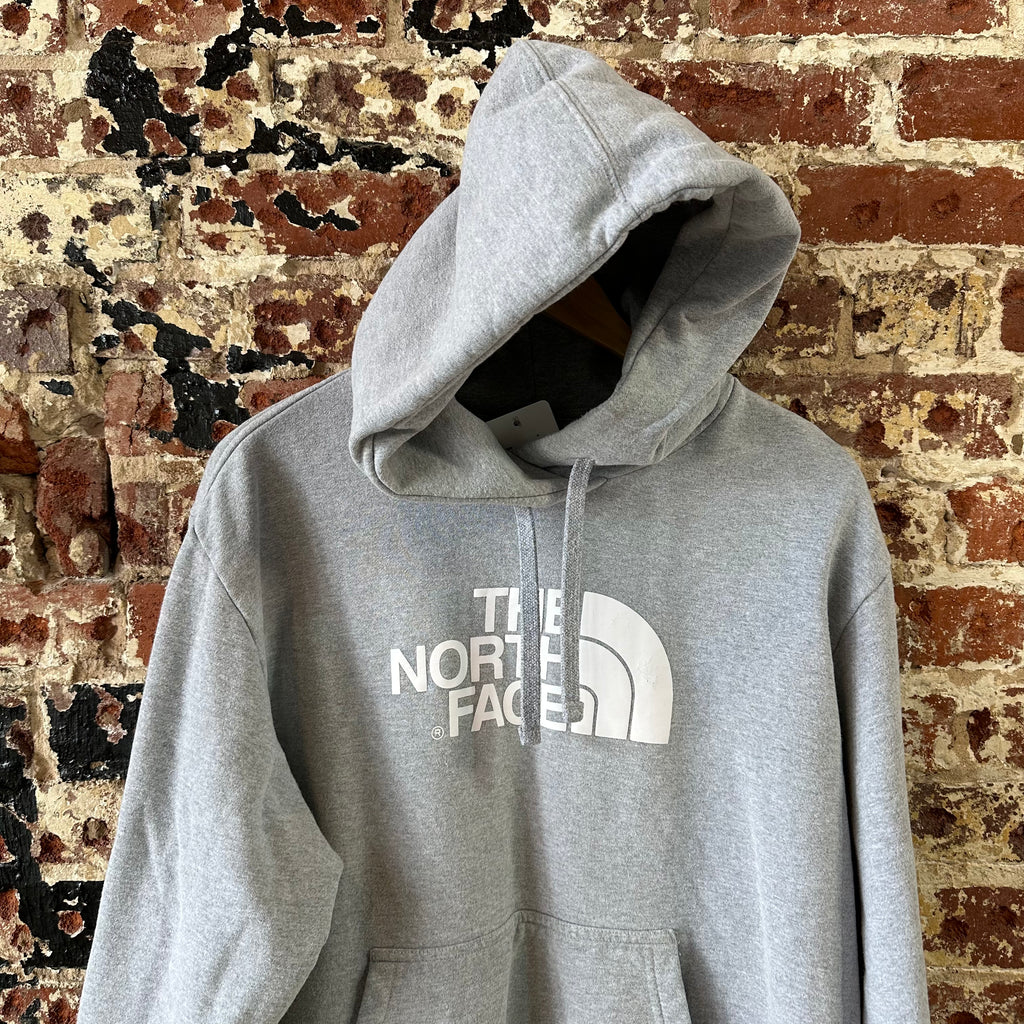 The North Face Men's XL Gray w/ White Logo Hoodie