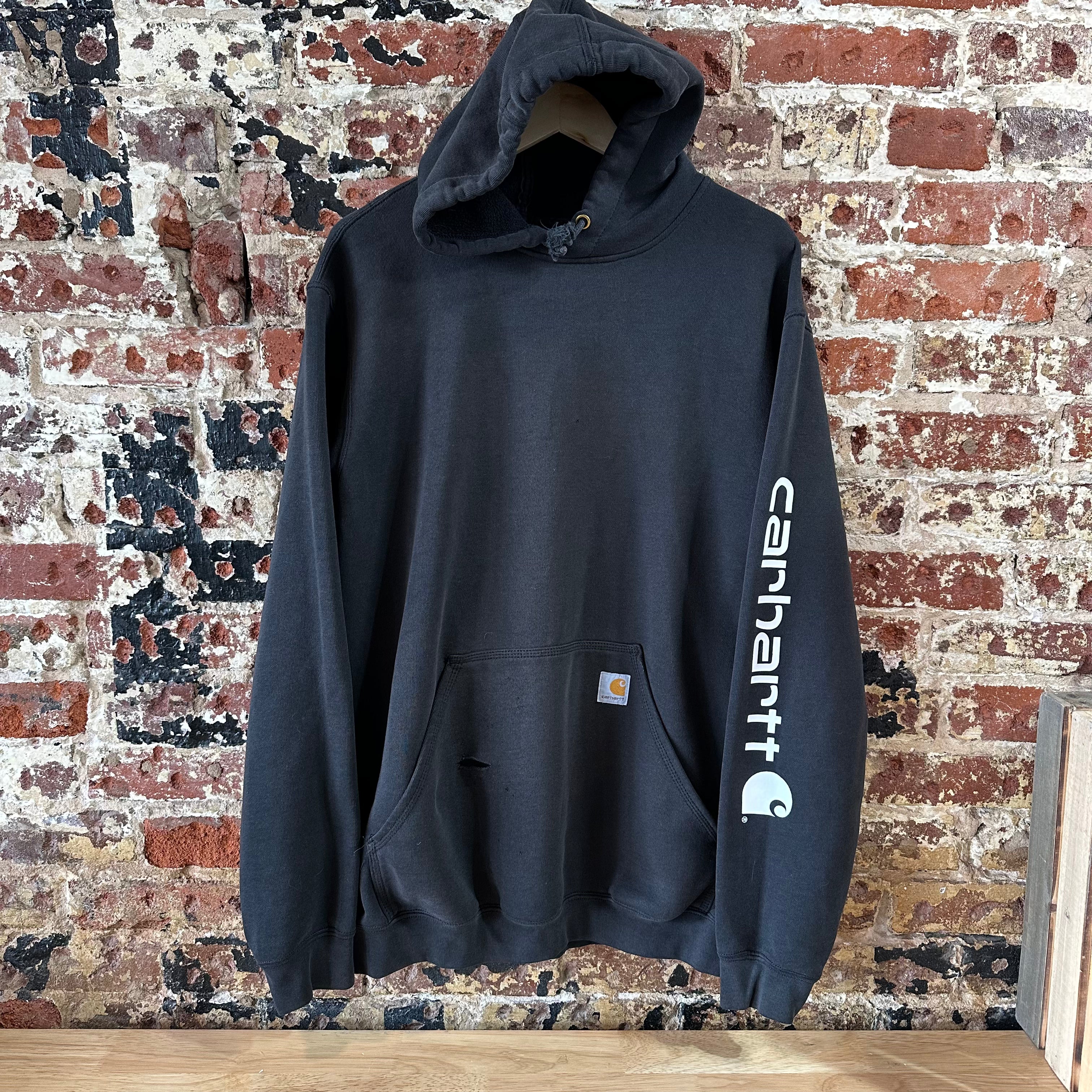 Carhartt Men's Large Tall Black Hoodie