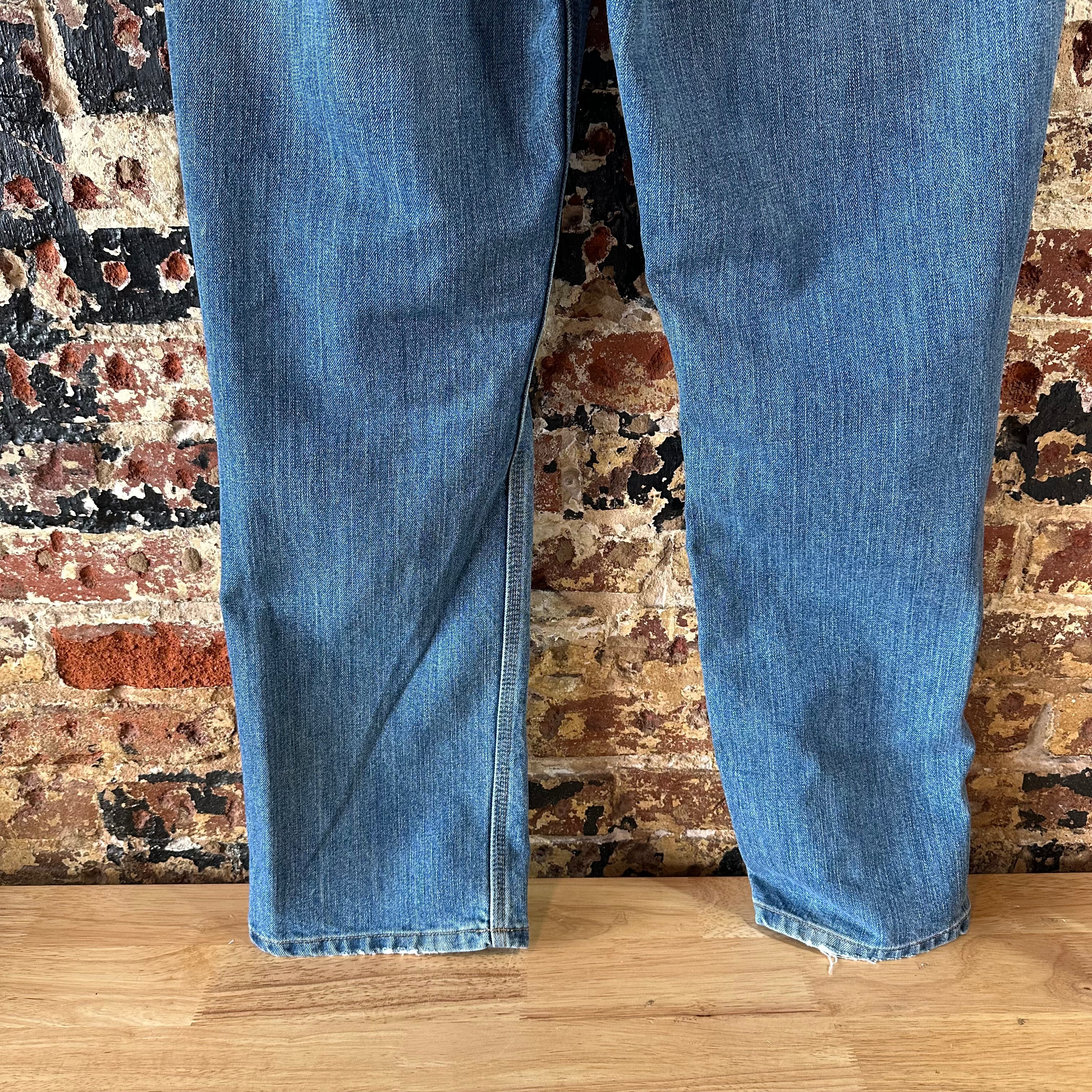 Carhartt Mens 34x30 Blue Jeans