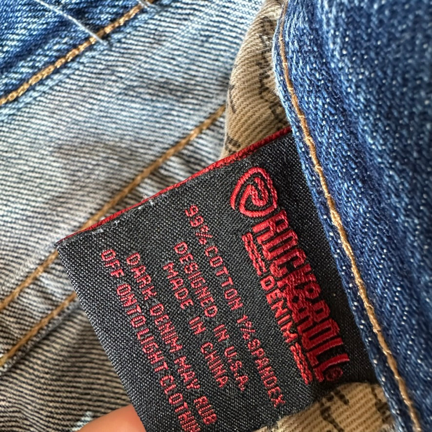 Rock N Roll Mens 32x32 Blue Jeans