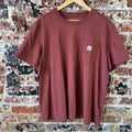 Carhartt T-Shirt Womens 2X (20W-22W) short sleeve Work casual Reddish original