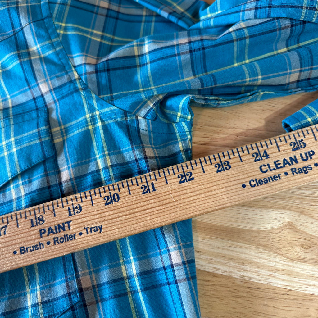 Wrangler Men's Large Blue Western Shirt