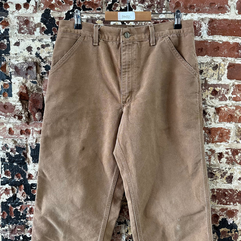 Vintage Carhartt B11 BRN Carpenter Pants 34x32 Brown Workwear 2006