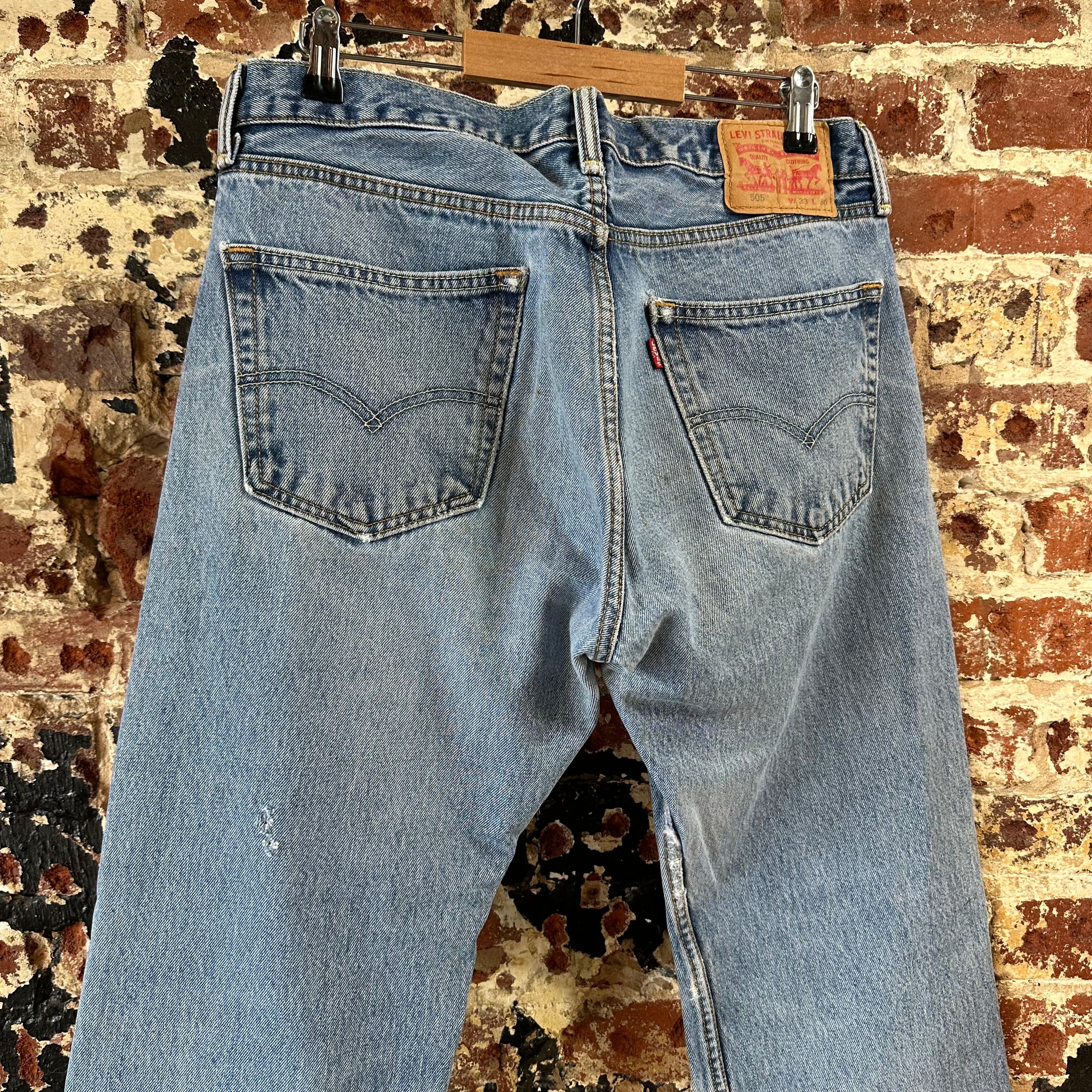 Levi's 505 Mens 33x30 Blue Jeans