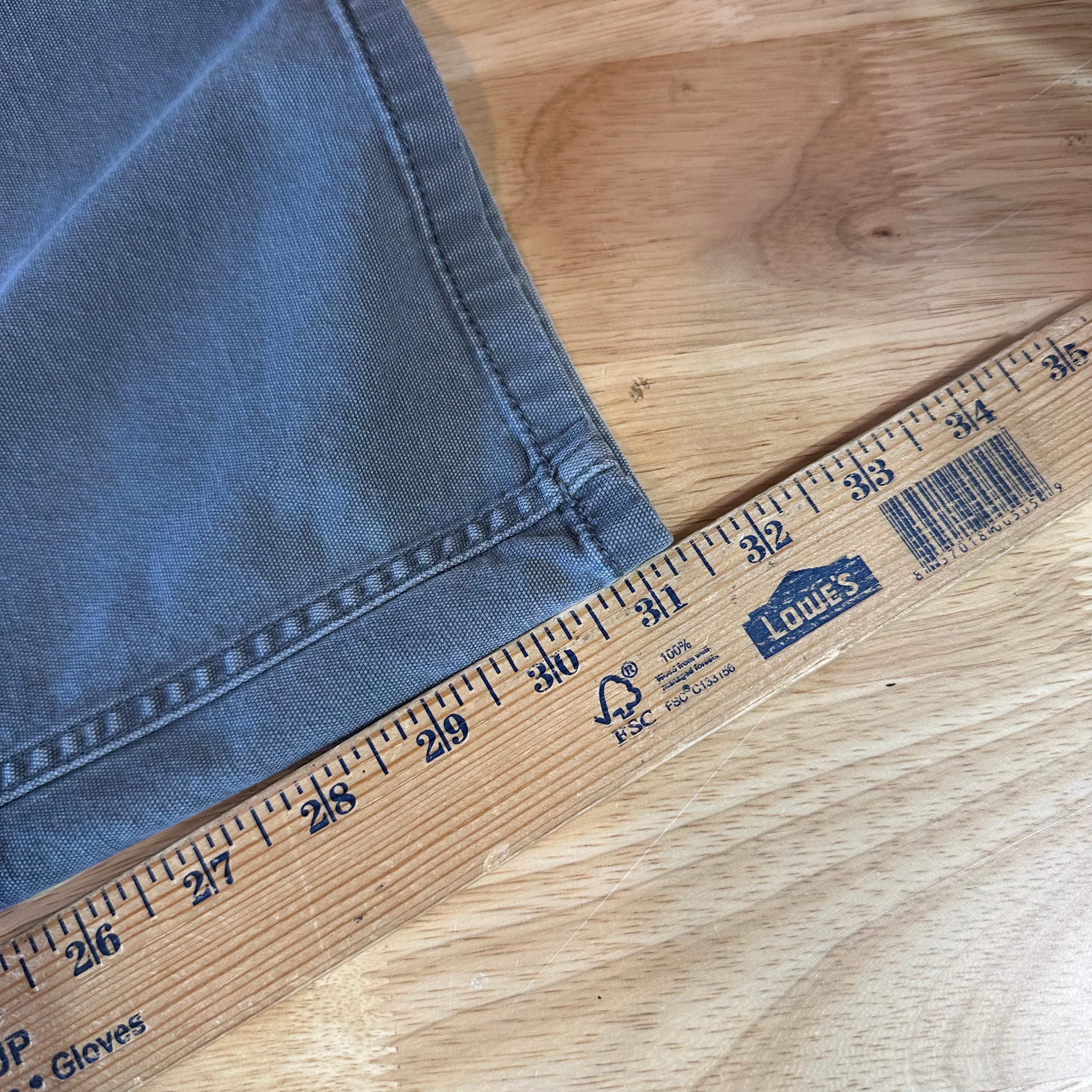 Carhartt Mens 38x34 Gray Pants