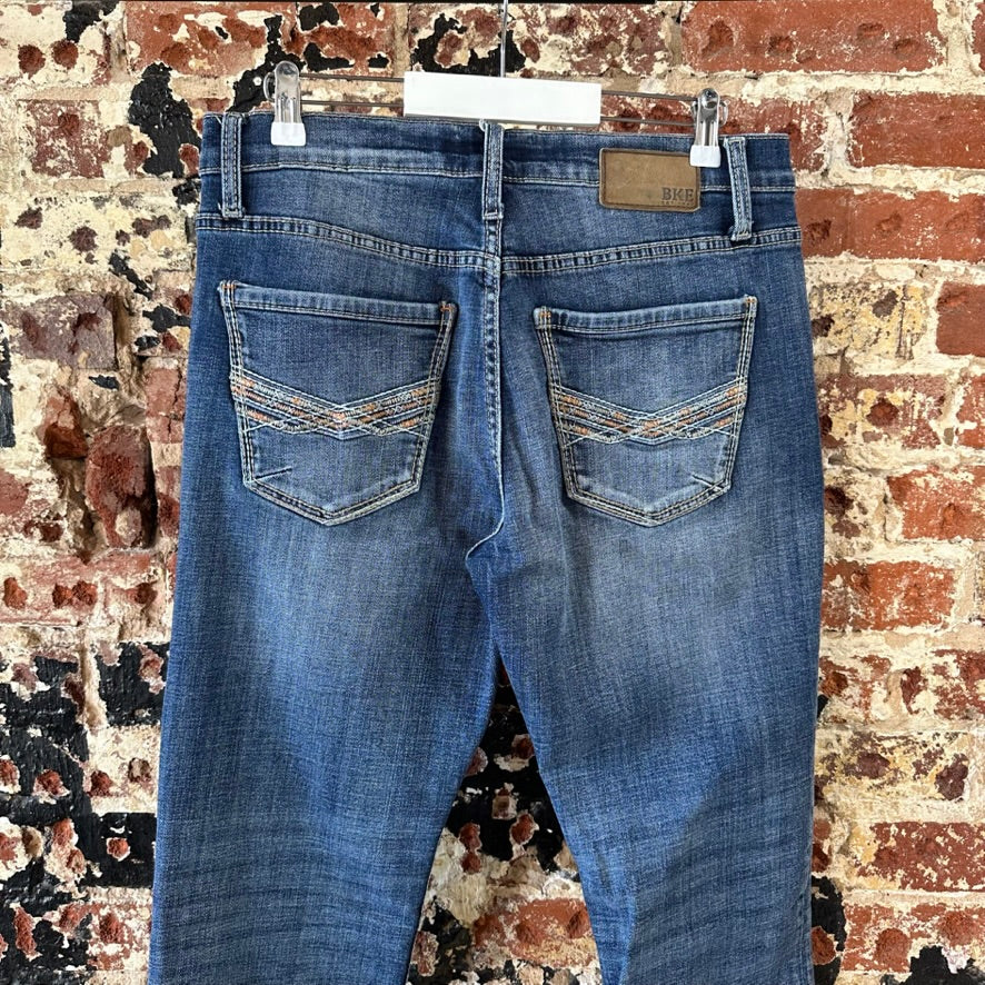 BKE Jake Mens 33x34 Blue Jeans