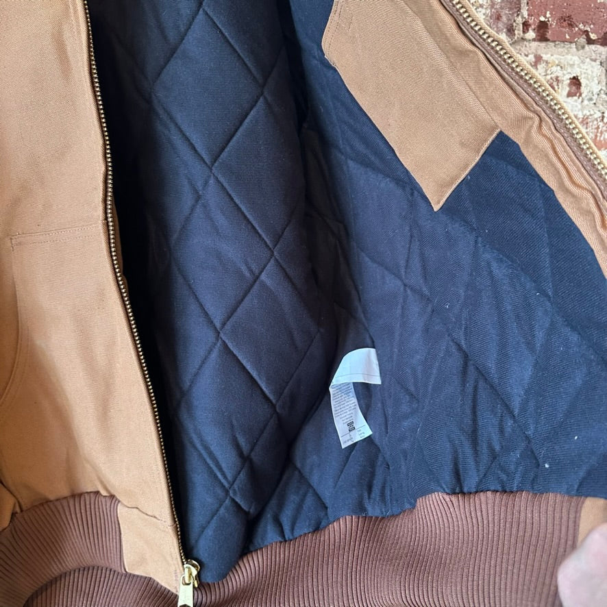 Carhartt Mens Large Tall Brown Jacket