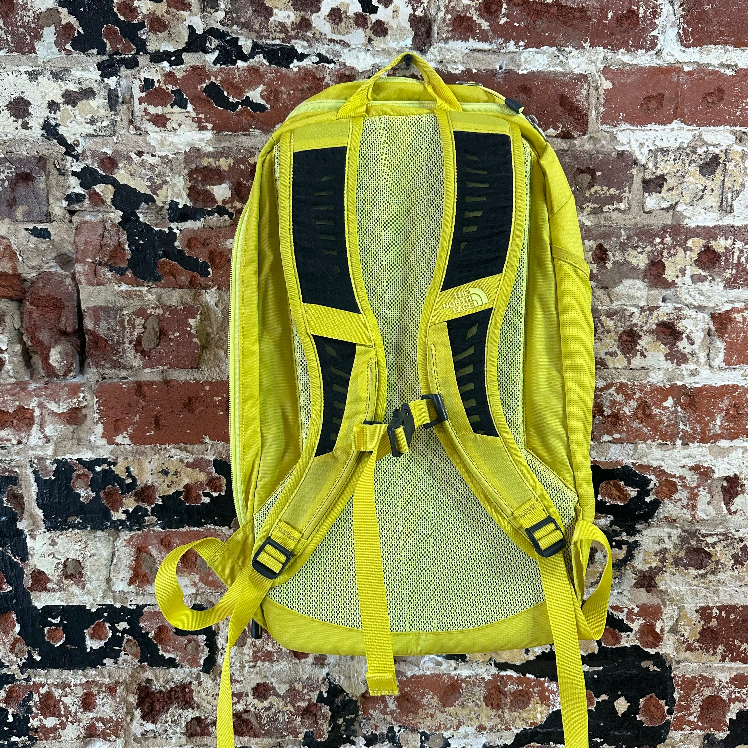 North Face Yellow Backpack