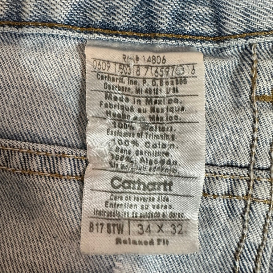 Carhartt Mens 34 Jean Shorts
