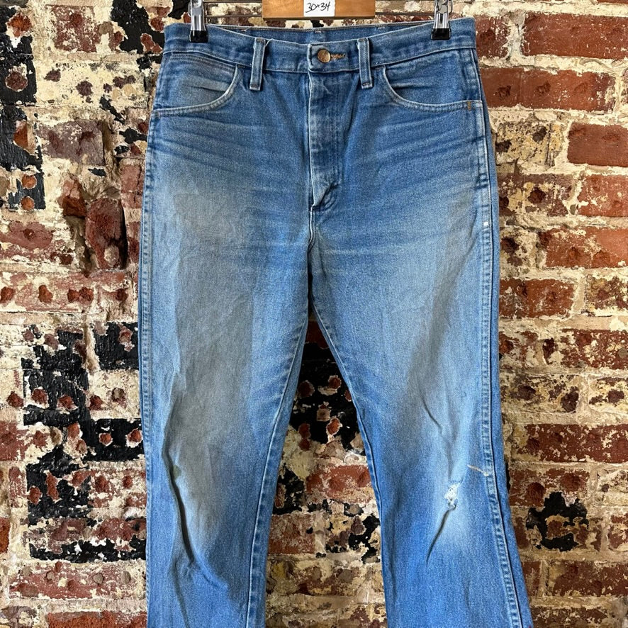 Wrangler Mens 30x34 Blue Jeans