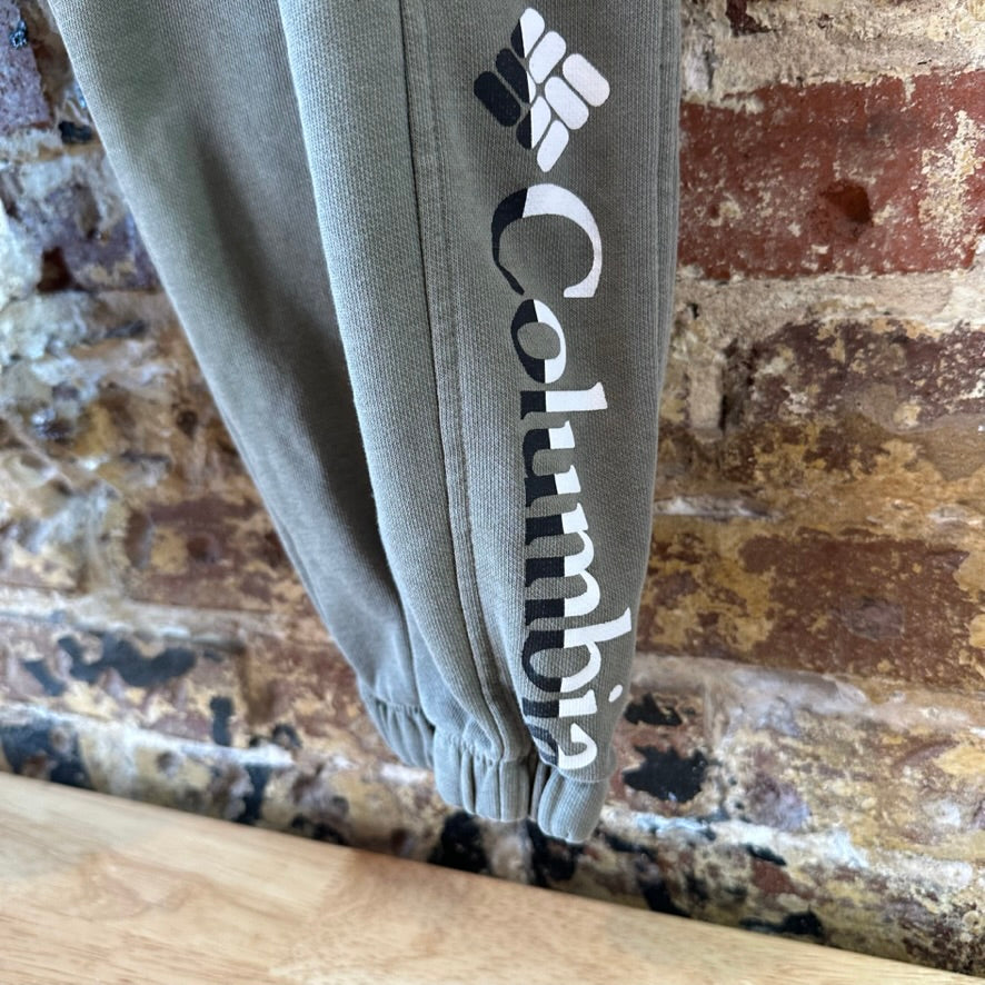 Columbia Sweat Pants Casual Lounge Women's 1X Green Sweatpants 32x27