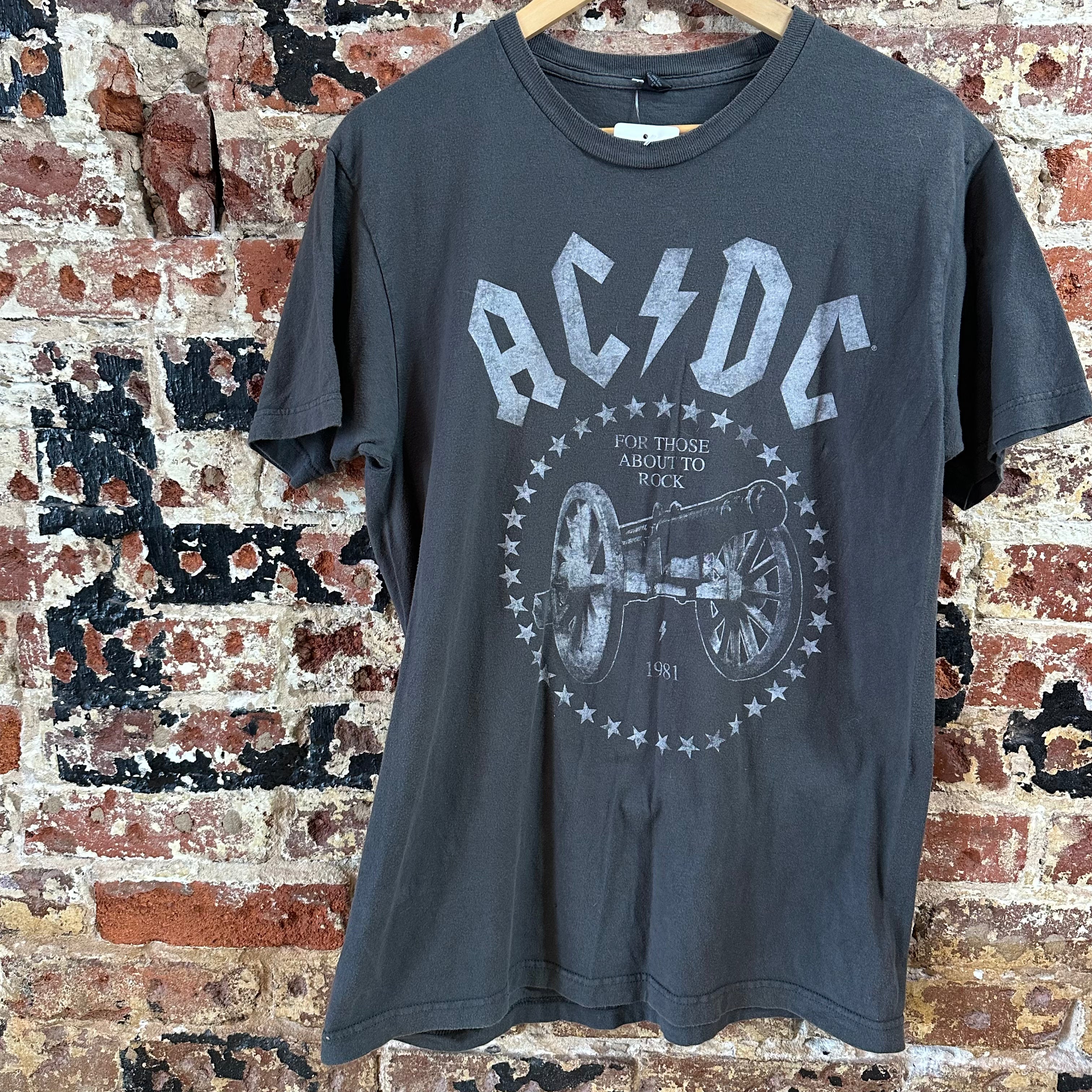 AC/DC Large Gray S/S T-Shirt