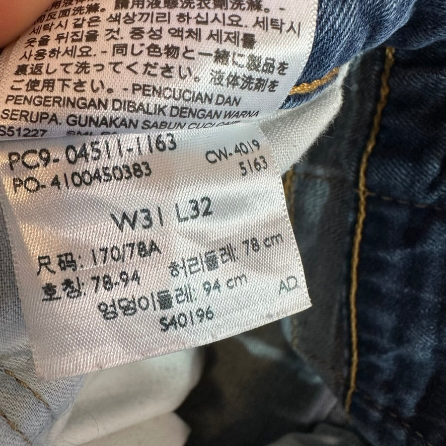 Levis Mens 511 Blue Jeans 31x32 Slim Fit Modern Denim Levi's