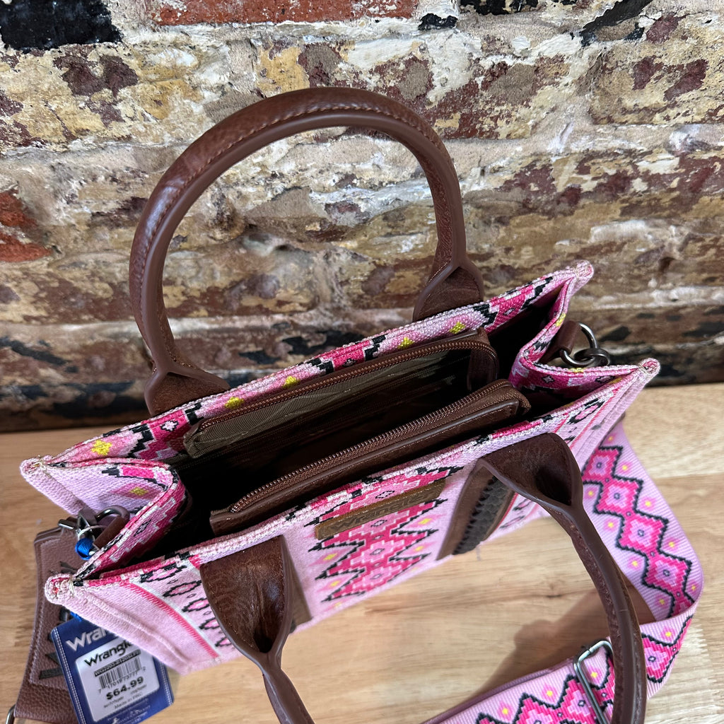 Wrangler Western Pink Aztec Handbag NEW
