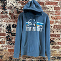 Marmot Men's XL Coastal Logo Hoodie Outdoor Mountains Blue