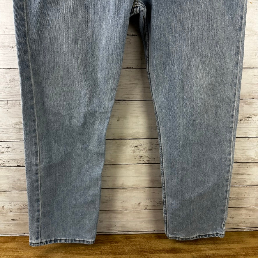 Levis 505 Jeans Mens 38x32 Regular Zip fly (measures 37x30) Blue denim Levi's