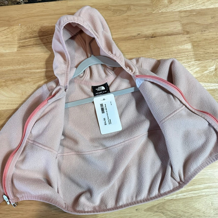 The NORTH FACE Baby 12-18M Jacket Pink fleece hooded