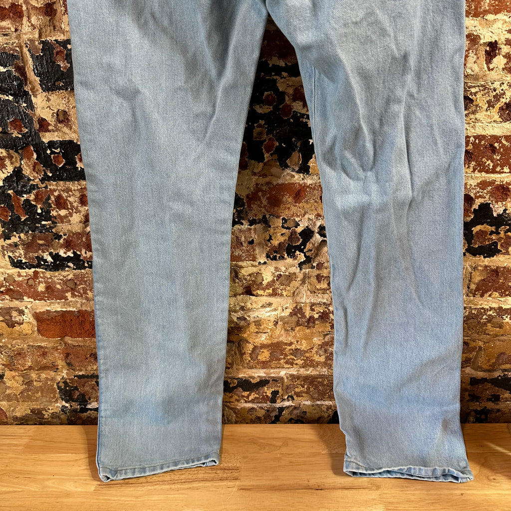 Wrangler Mens 33x34 Light Blue Jeans