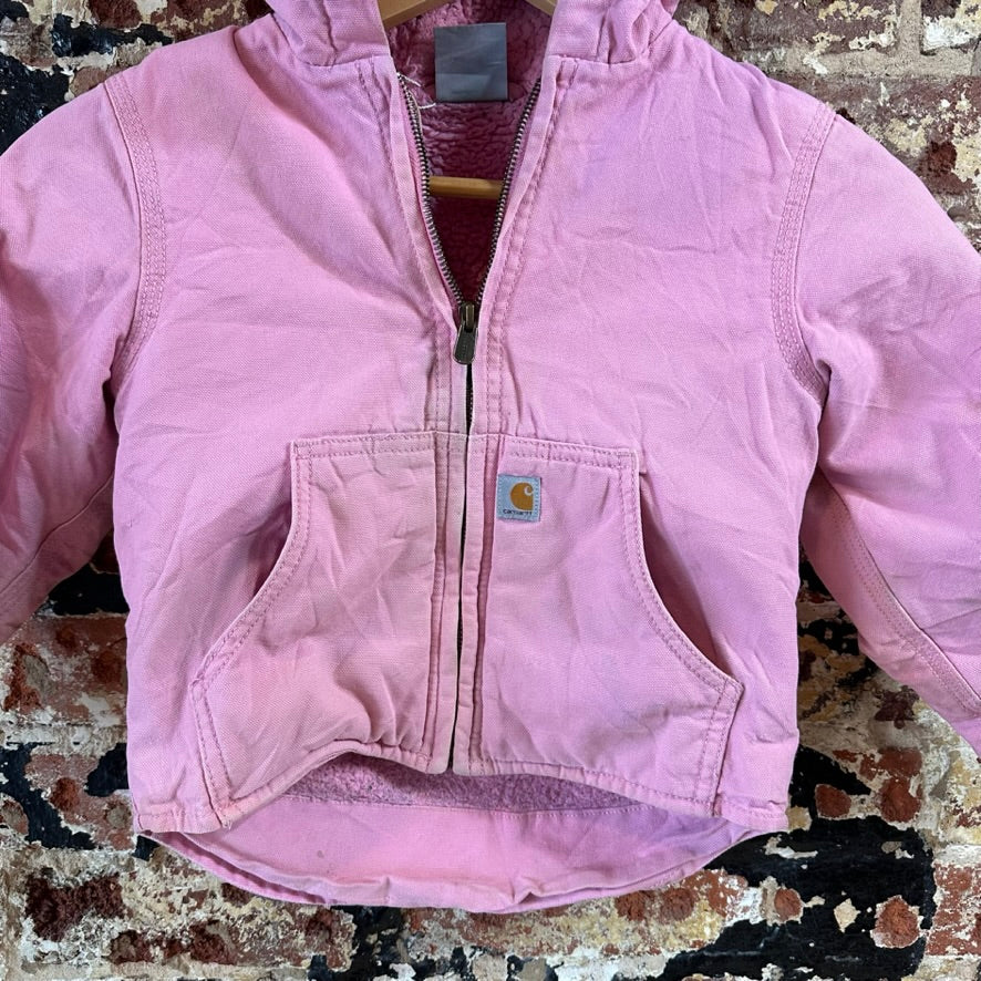 Carhartt Pink Jacket Youth Girls XXS (4-5)