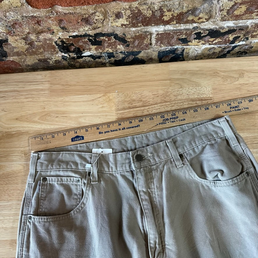 Carhartt Mens 36x36 Tan Pants
