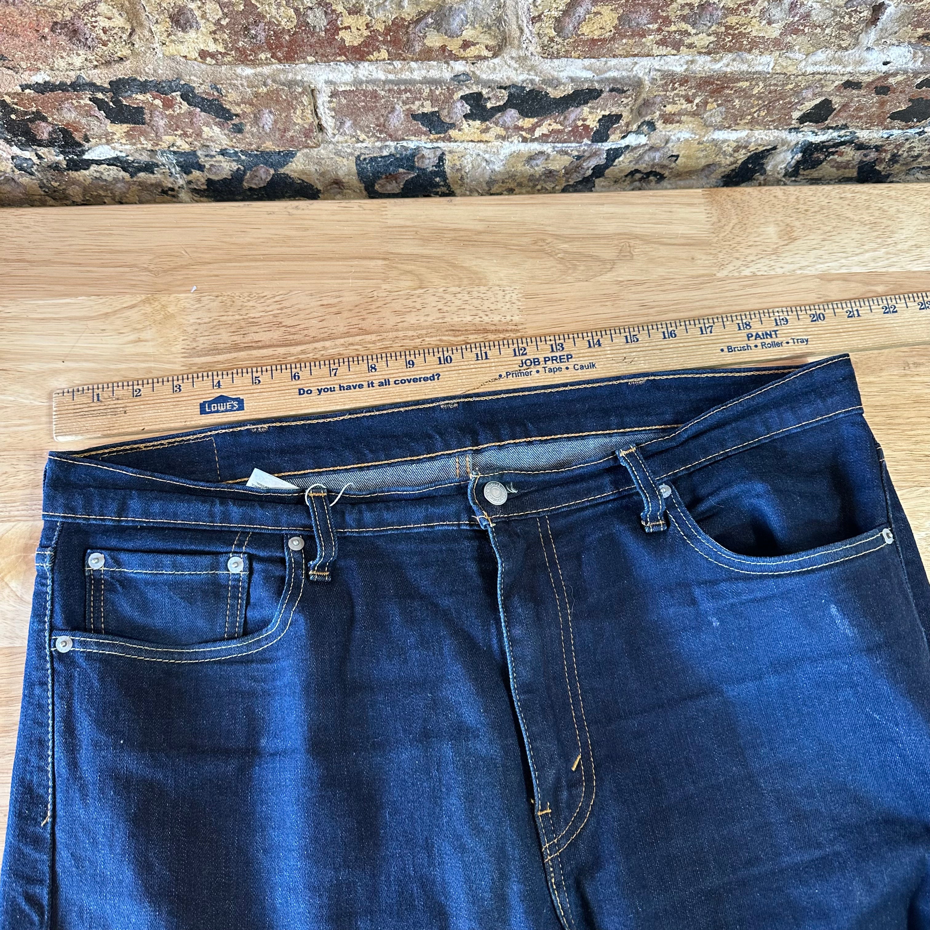 Levis 512 Slim Tapered Jeans Mens 38x32 Blue Modern