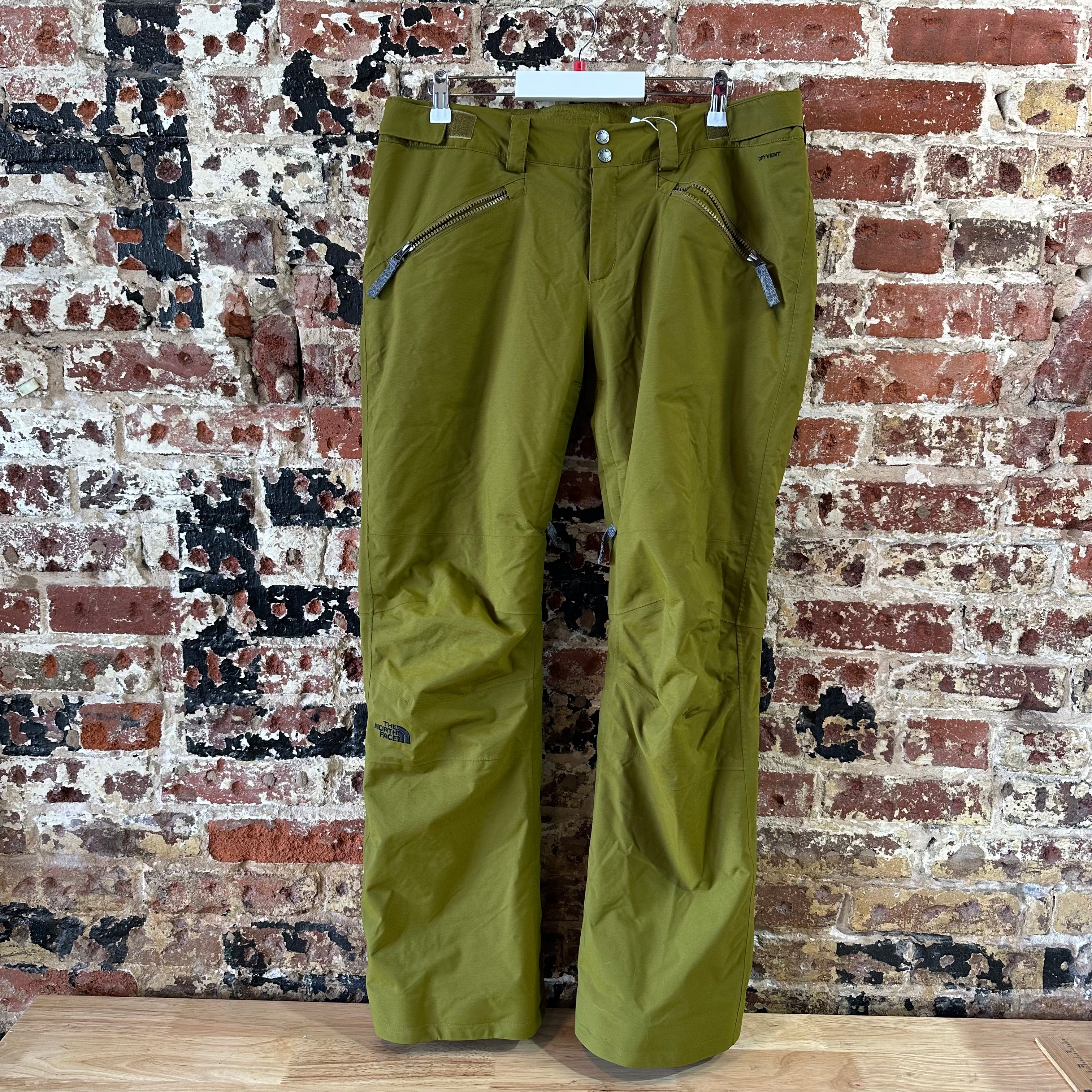 North Face Snow Pants Womens Large Ski Snowboard Insulated Winter Green