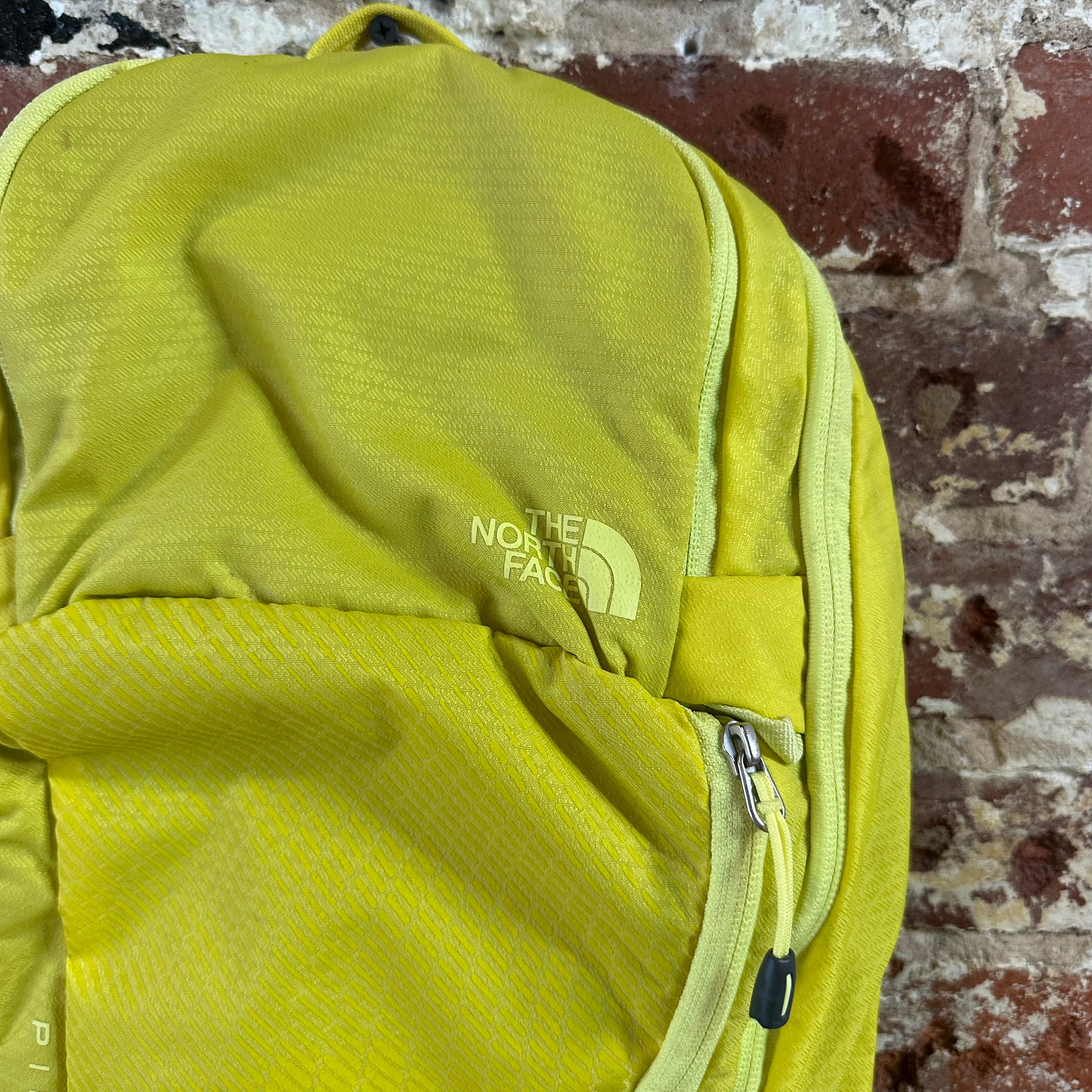 North Face Yellow Backpack