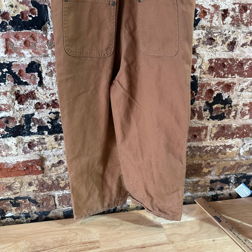 Carhartt Overalls Canvas Brown boys 5 Bibs