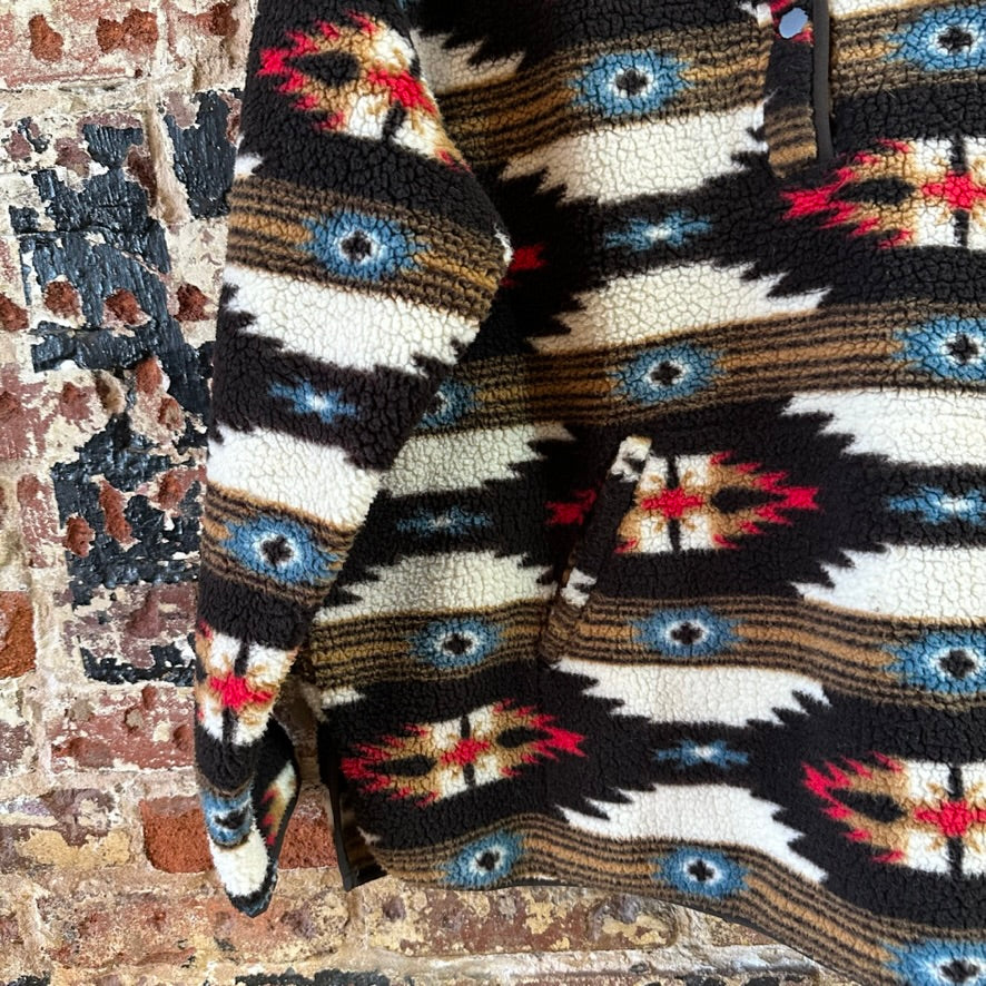Wrangler Womens Medium Aztec Sherpa