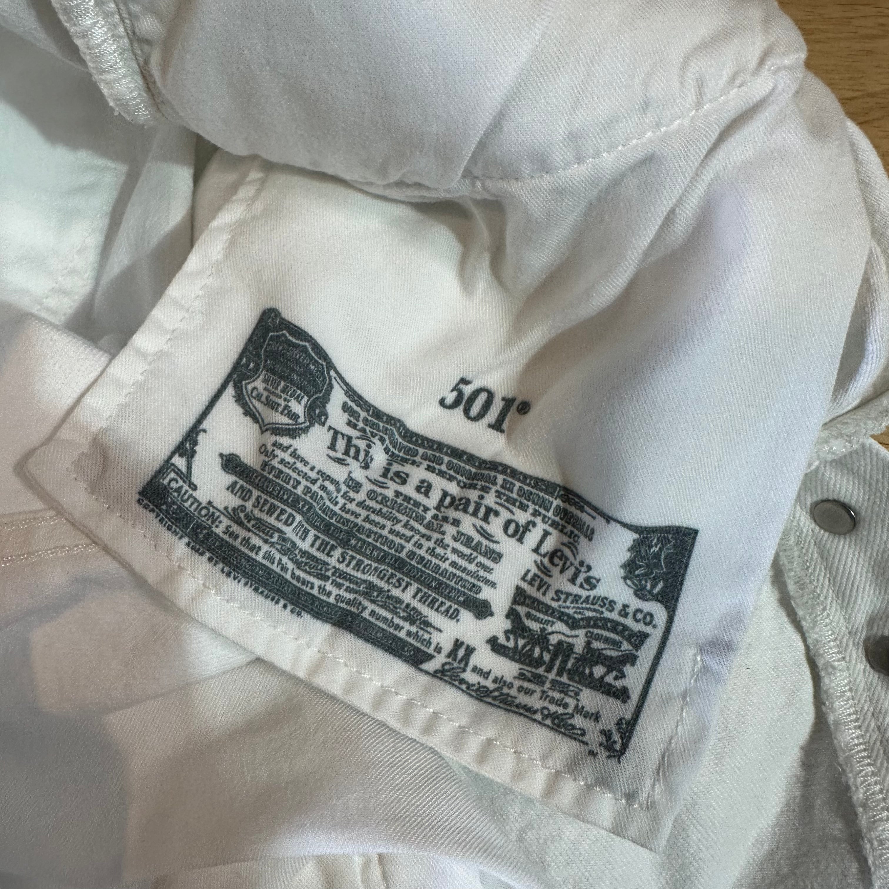 Levi's Cut off Jean Shorts 32