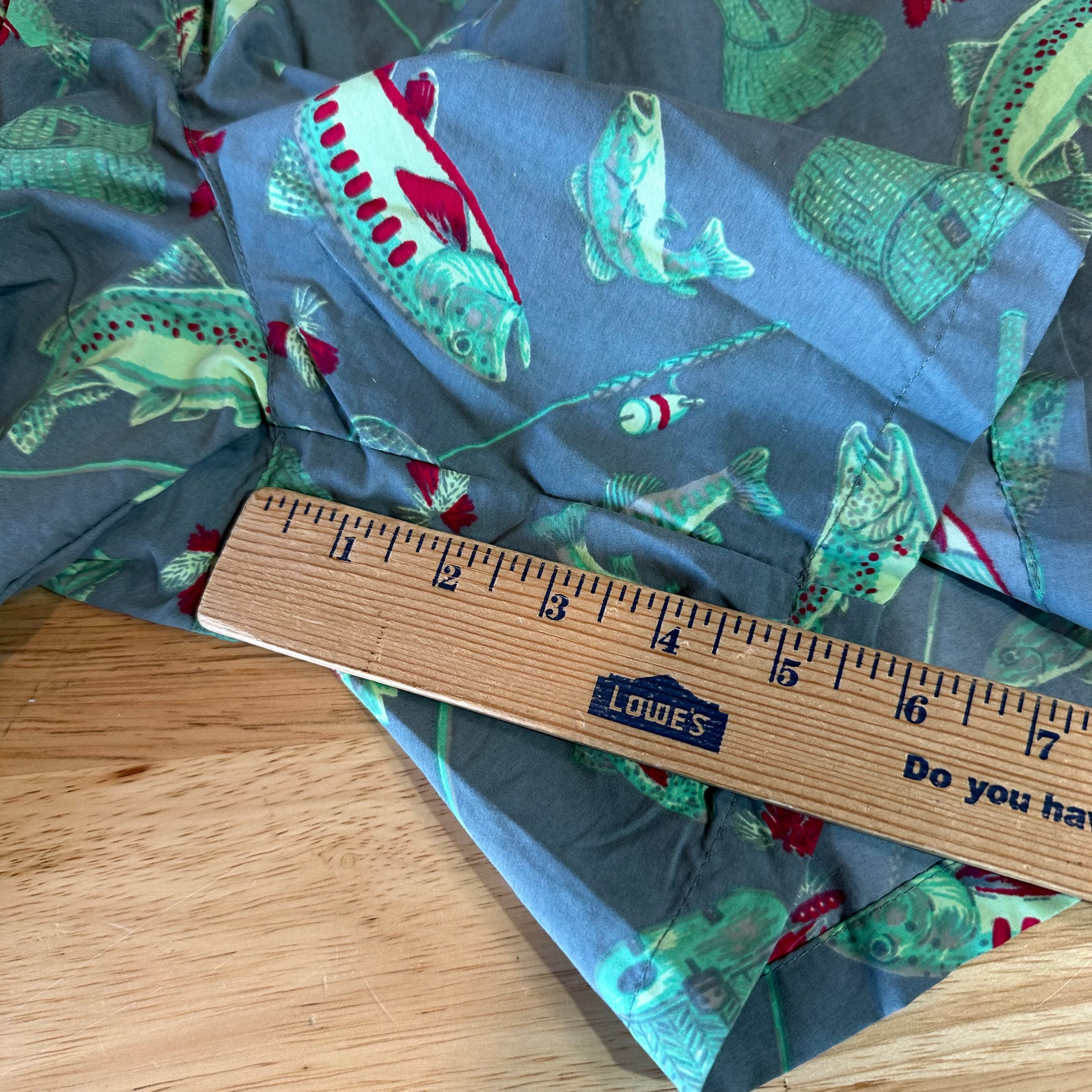 Columbia PFG Swim Mens XL Green Fishing Shorts 5.5 Inch Inseam Fish