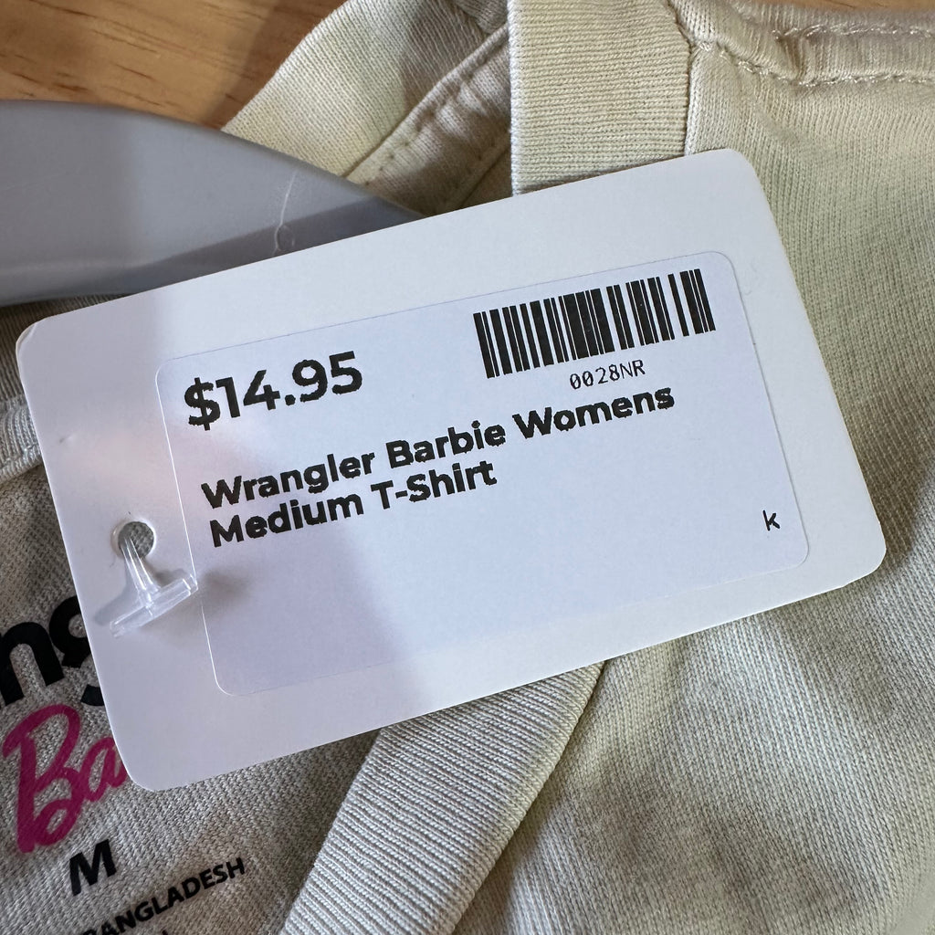 Wrangler Barbie Womens Medium S/S T-Shirt