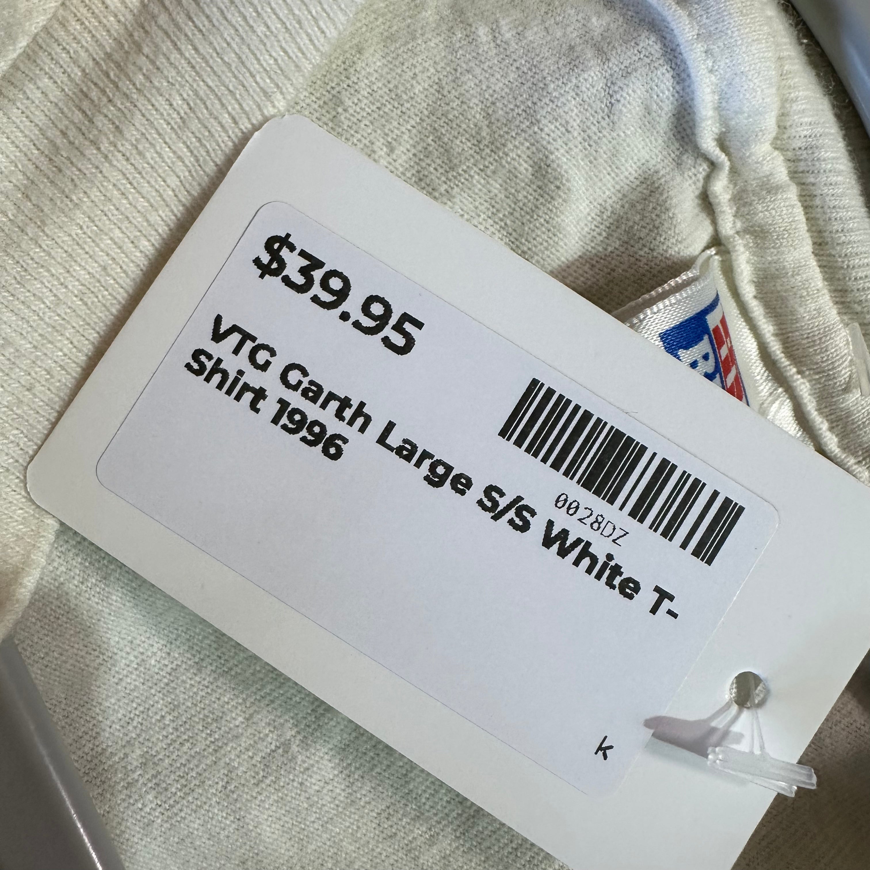 VTG Garth Brook Large White S/S T-Shirt