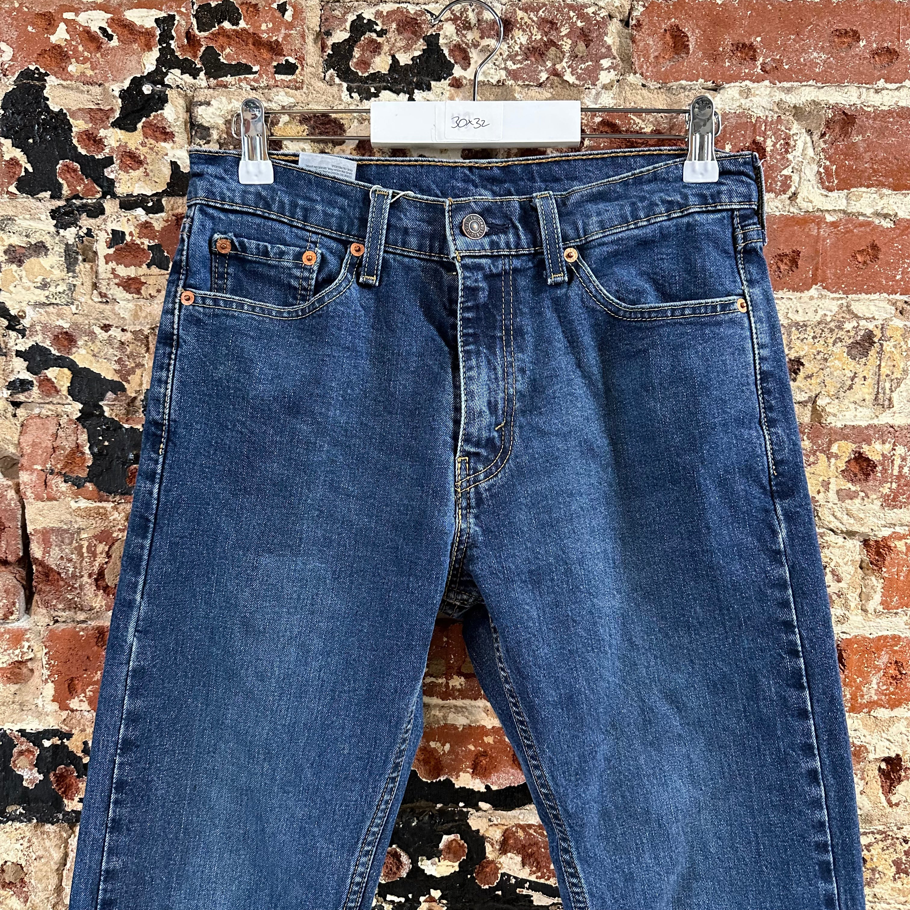 Levis 505 Mens 30x32 Blue Jeans