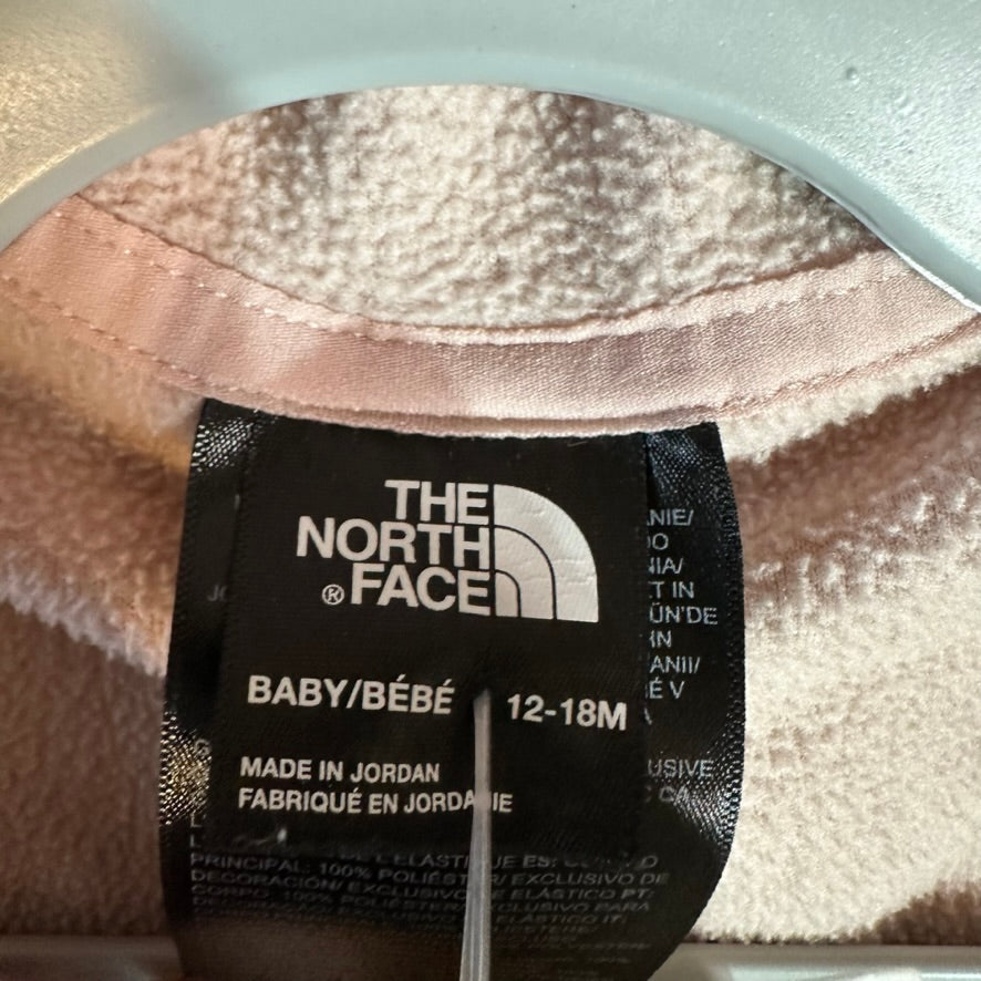 The NORTH FACE Baby 12-18M Jacket Pink fleece hooded