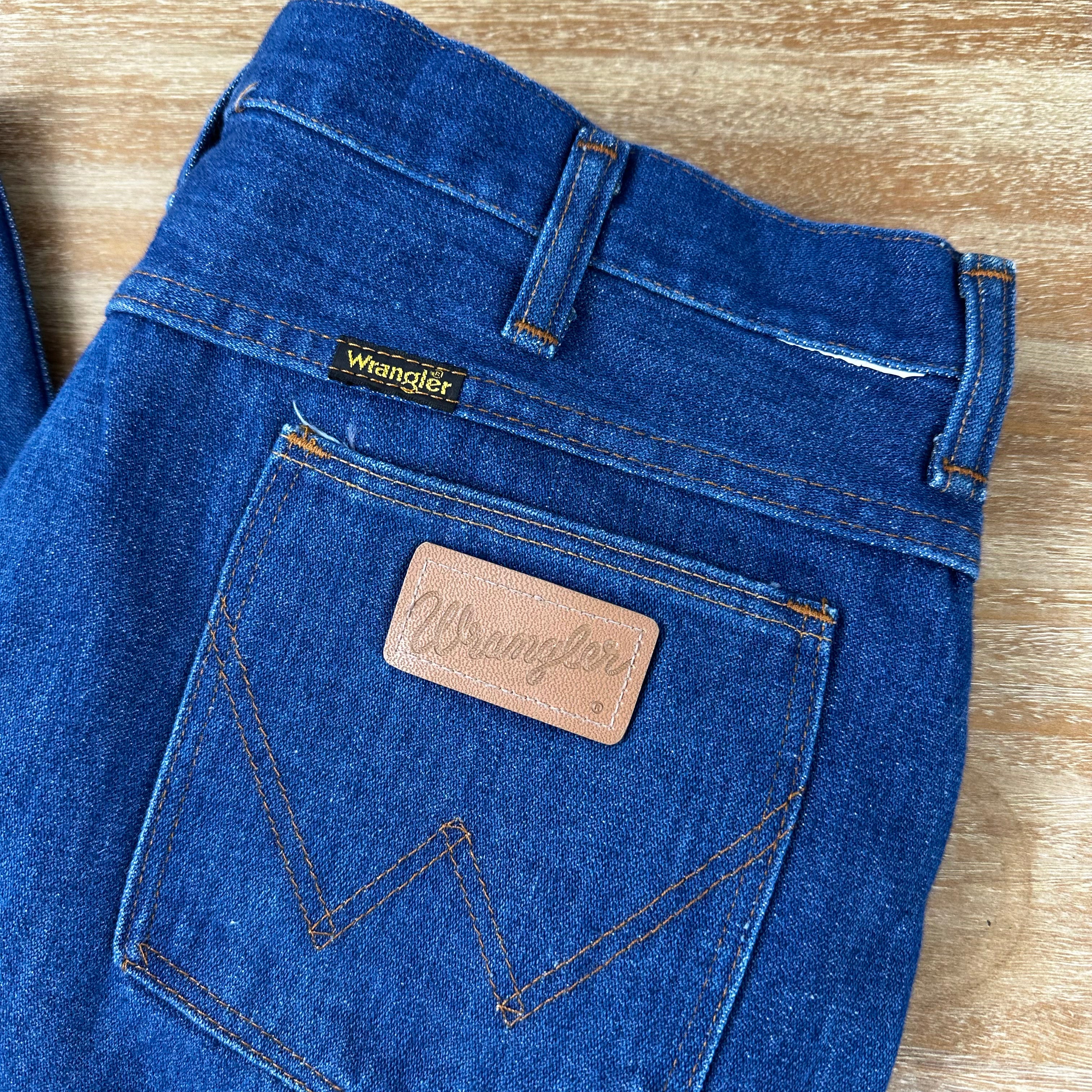 Vintage Wrangler Jeans 38x24.5 Blue western denim *hemmed