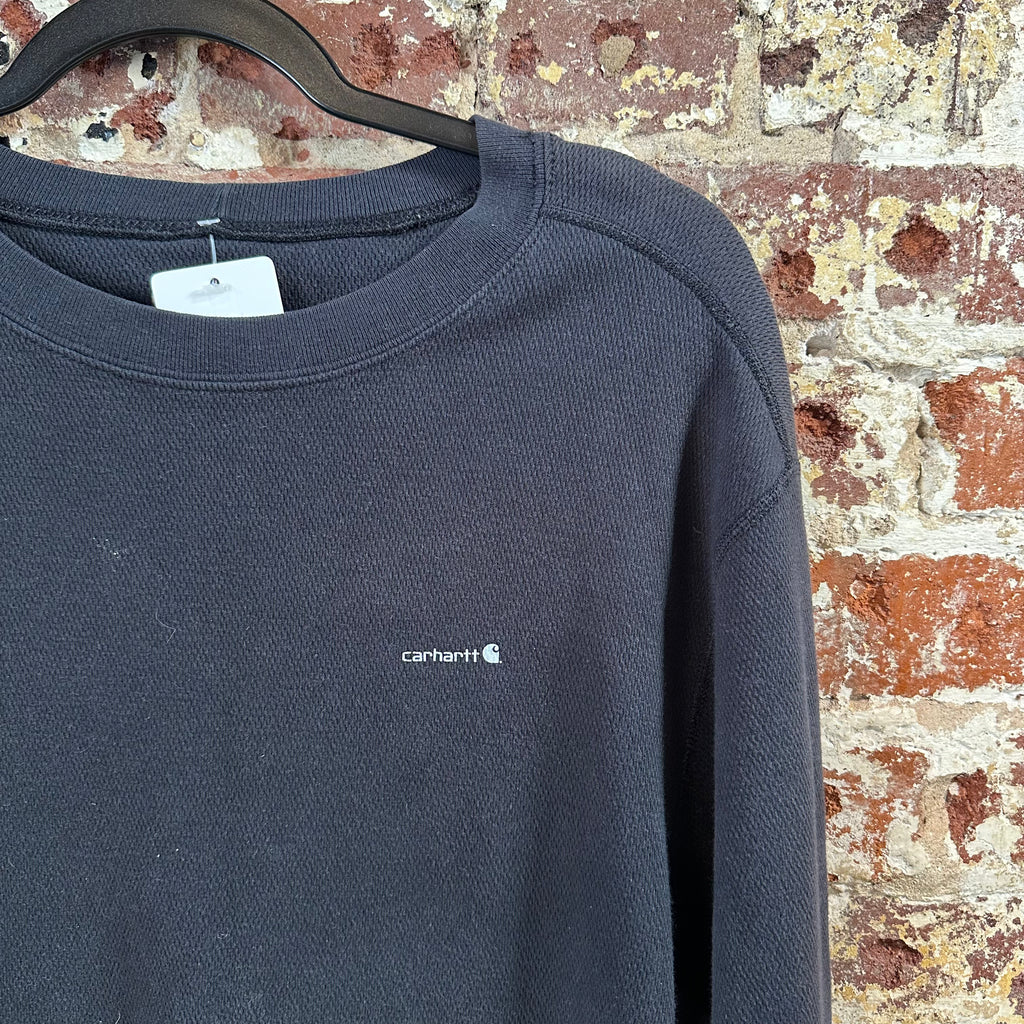Carhartt Men's Large L/S Thermal Black Shirt