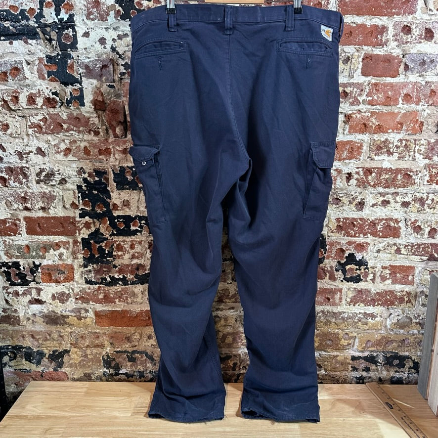 Carhartt FR Mens 42x34 Blue Cargo Pants