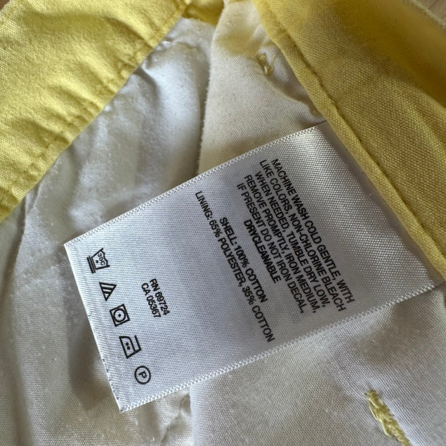 Columbia Mens 34 Yellow Shorts