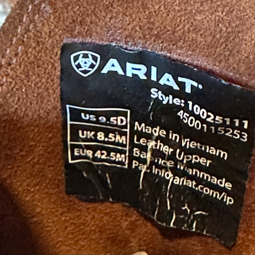 Ariat Brown Boots Mens 9.5
