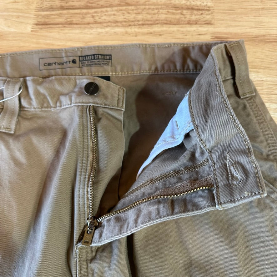 Carhartt Mens 32x32 Tan Pants