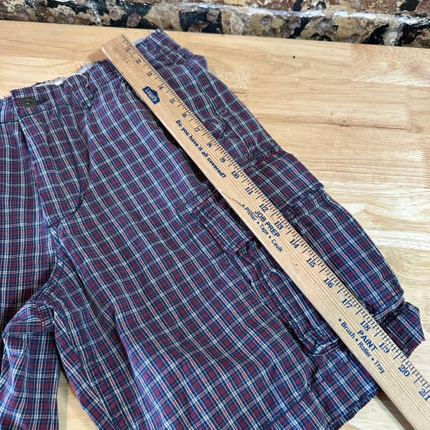 Abercrombie Plaid Cargo Shorts Mens 30