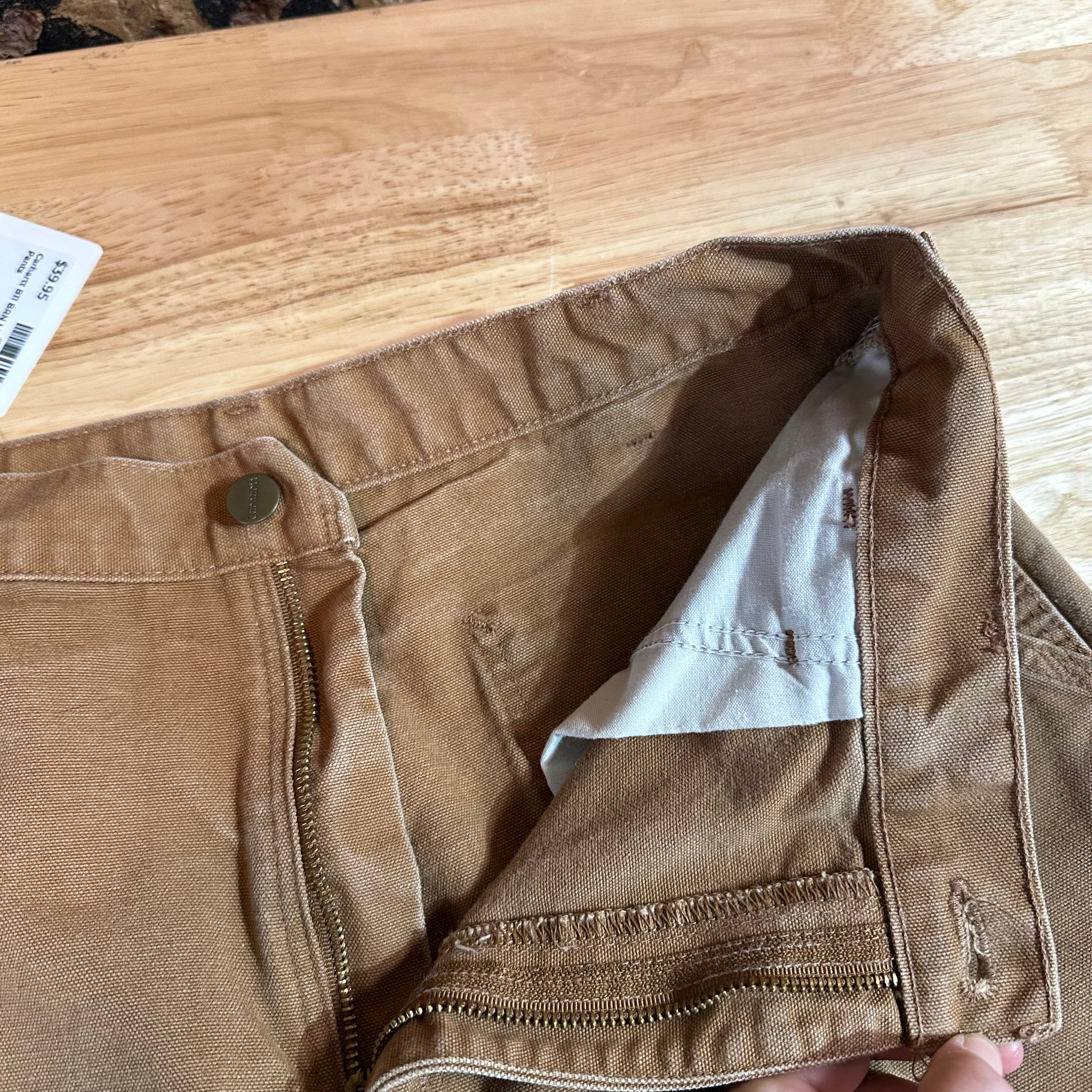 Carhartt B11 BRN Mens 34x34 Pants